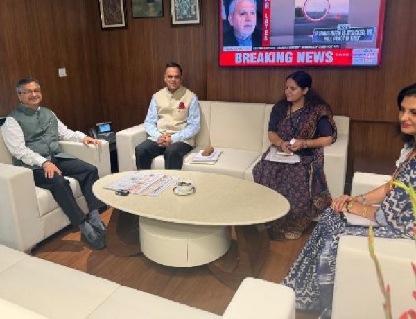 Rajasthan Chief Secretary Strengthens Centre-State Synergy in Delhi, Thanks GoI for Boosting Growth & Employment